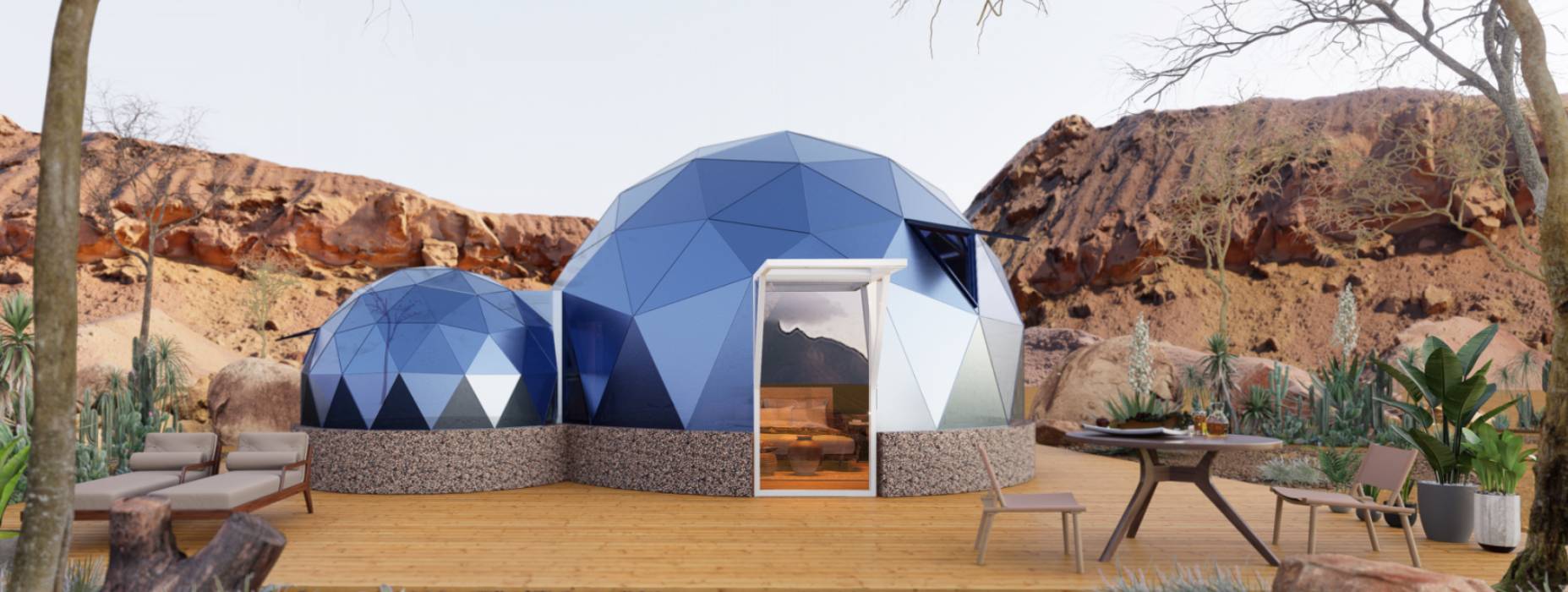 鄂尔多斯球形智能光伏玻璃星空房